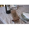 QR decorativo eco-friendly hecho con materiales naturales y sostenibles – Ideal para bares, restaurantes y hoteles